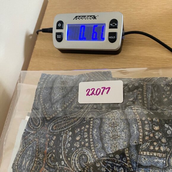 J Jill Top Womens Small Gray Multi Paisley Long Sleeve Tunic Button Up Collared - Picture 11 of 11